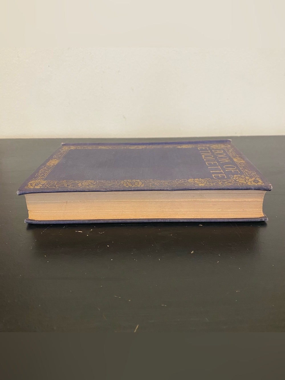 Antique Book of Etiquette Volume II by Lillian Eichler 1922 Hardcover Blue Gold - Picture 5 of 14